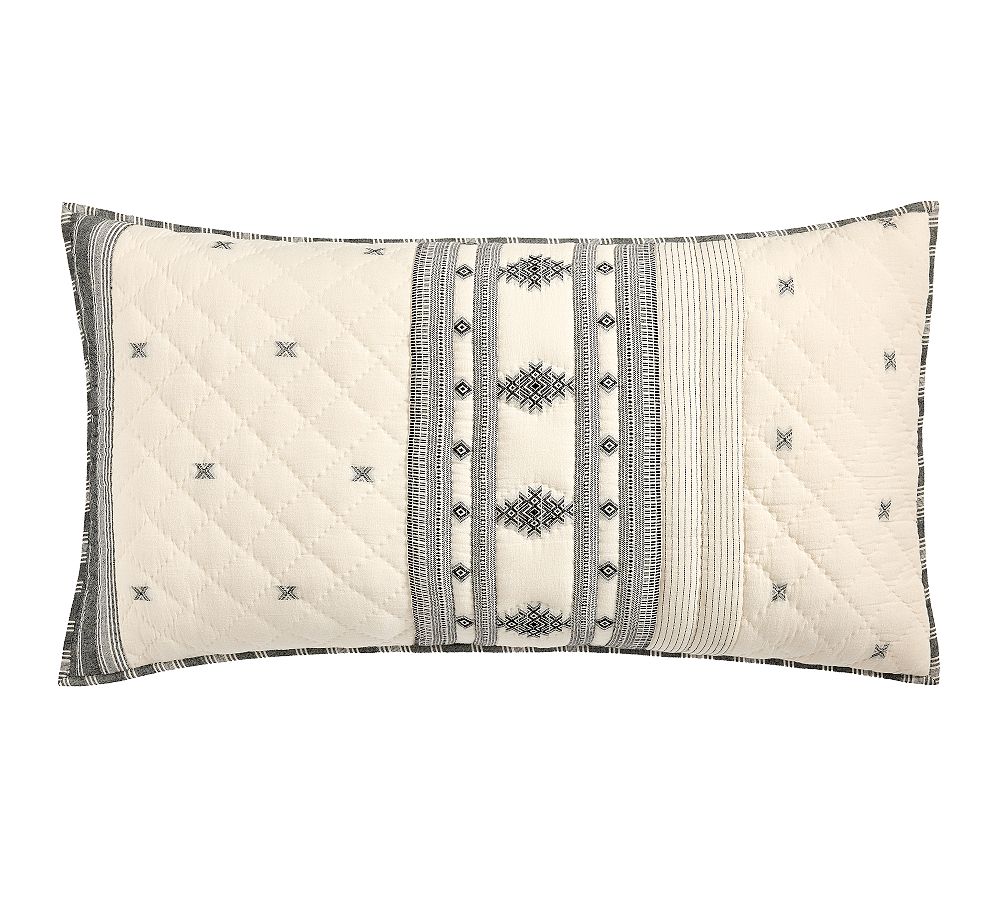 Dakota Quilt - Parchment/Black, King