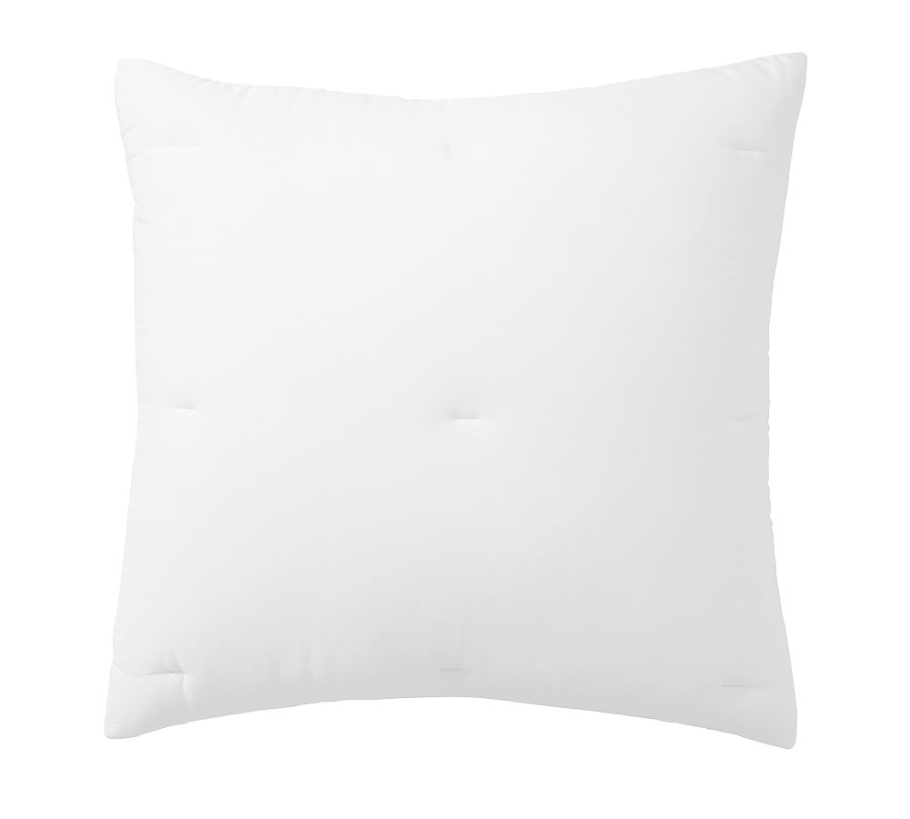 Dream Brushed Cotton Sateen Comforter Sham - White, Euro, Set of 2
