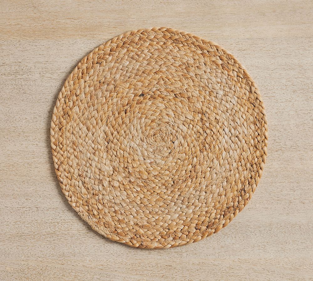Colton Jute Round Placemats - Set of 4 - Set of 4 - Natural