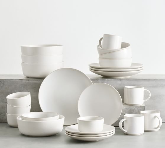 Mason 16-Piece Dinnerware Set | Pottery Barn