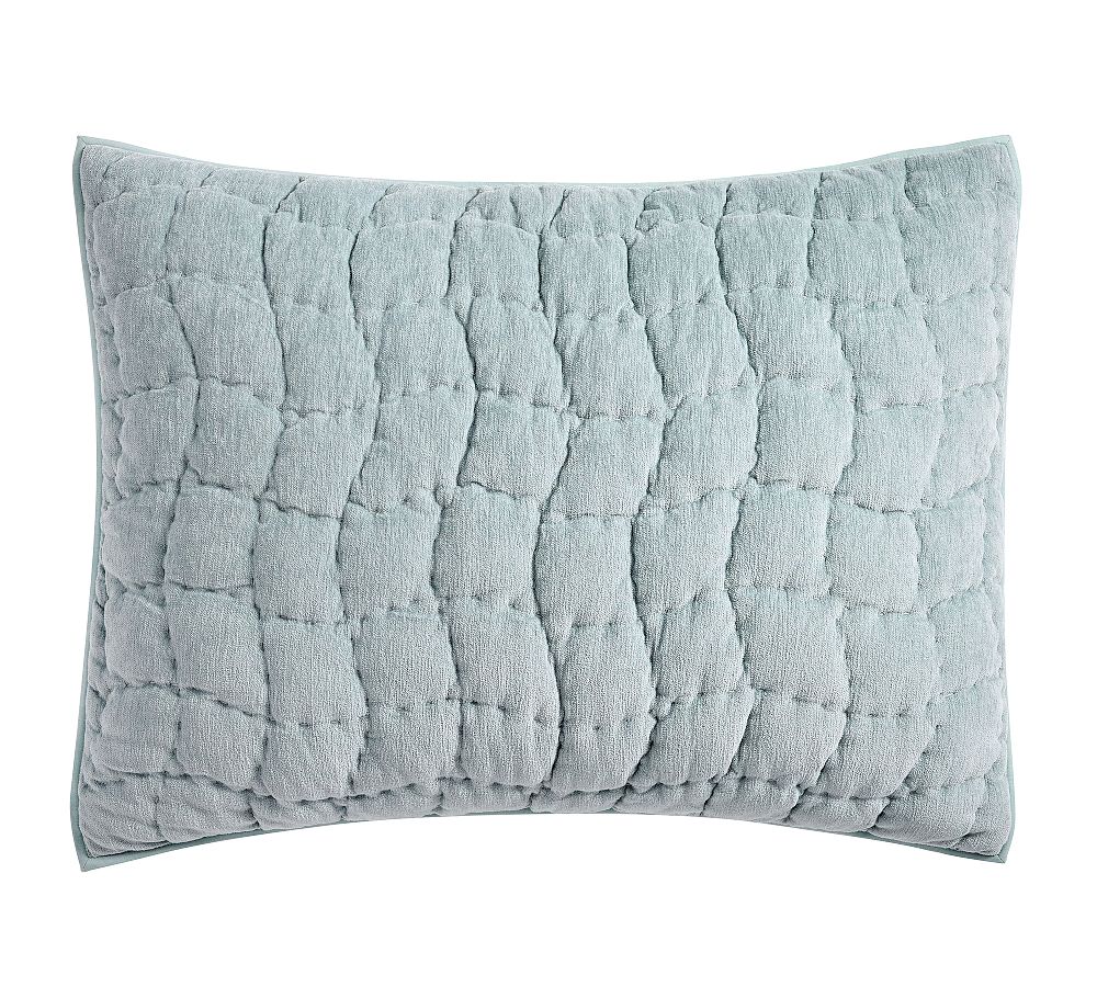 Cozy Cloud Quilted Sham - Chambray, Standard