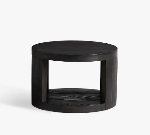 Folsom Round Nesting Coffee Table, Small, Charcoal