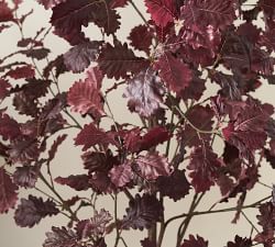 Faux Burgundy Oak Tree