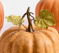 Faux Pumpkins &amp; Gourds - Set of 5