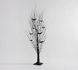 Lit German Glitter Tree