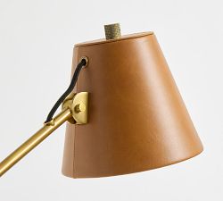 Parker Leather Task Floor Lamp (67")