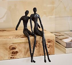 Sitting Couple Decorative Object