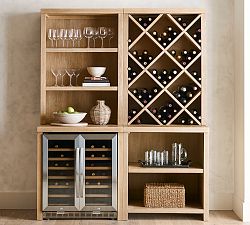 Modern Farmhouse Wine Storage (68")