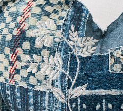 Patchwork Heart Shaped Pillow