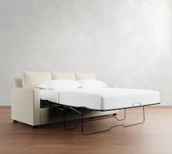 Cameron Modern Square Arm Sleeper Sofa with Air Topper (54"&ndash;86")