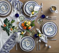 Puebla Porcelain Salt &amp; Pepper Shakers