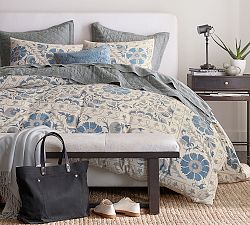 Tula Suzani Cotton Print Duvet Cover &amp; Shams