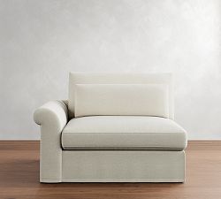 Build Your Own Westwood Roll Arm Deep Seat Slipcovered Sectional