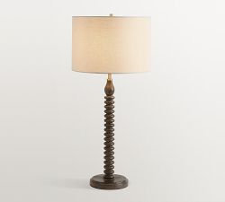 Larkin Wood Table Lamp (27")