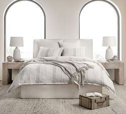 Caprina Linen Cashmere Striped Duvet Cover