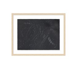 Black Abstract Framed Print