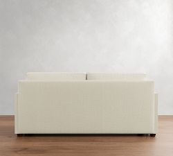 Cameron Modern Square Arm Trundle Sleeper Sofa (87")