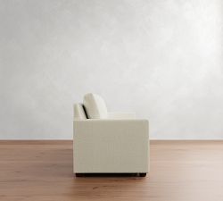 Cameron Modern Square Arm Trundle Sleeper Sofa (87")