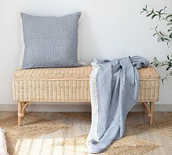 Open Box: Turkish Cotton Fringe Throw
