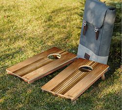 Travel Wood Cornhole Set