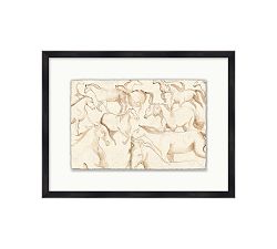 Horse Stampede Framed Print