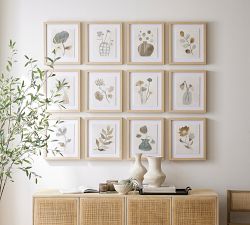 Jardin de Papier Framed Print
