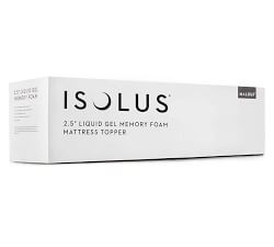 Malouf Isolus 2.5" Gel Memory Foam Mattress Topper