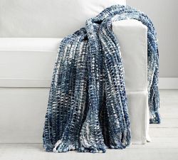 Olive Tweed Fringe Throw