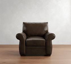Pearce Roll Arm Leather Recliner