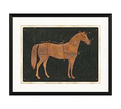 Rustic Equestrian Chart Print Wall Art