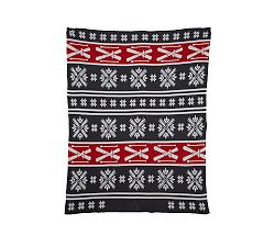 Winter Skis Personalized Throw