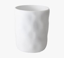 Open Box: Charron Bathroom Accessories, Waste Basket - White