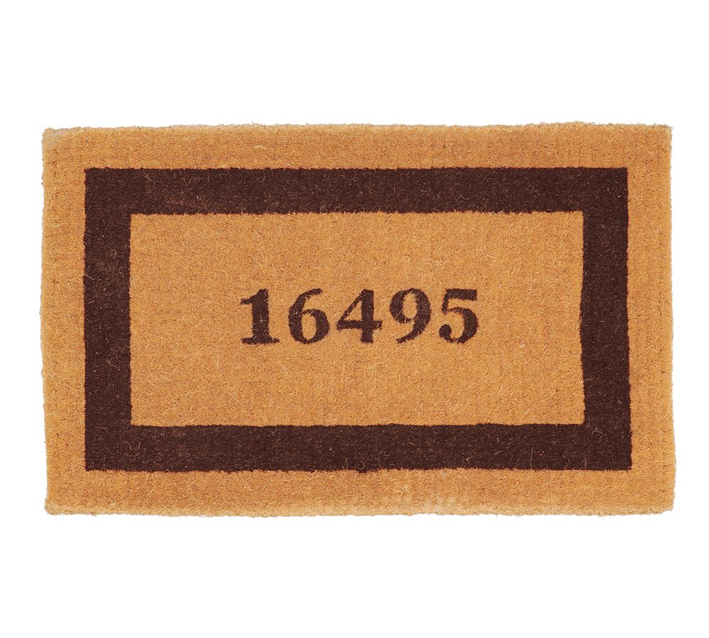 Personalized Framed Doormat - Espresso