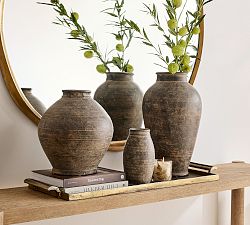 Rustic Brown Vase Collection