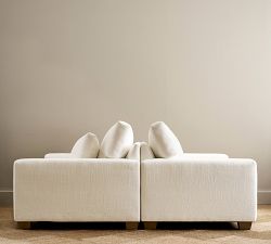 PB Comfort Modern Square Arm Sofa (62"-118")