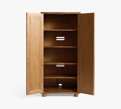 Pottery Barn Catalina Cane Storage Cabinet - Thumbnail 2