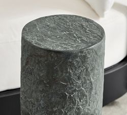 Lagos Round Concrete Outdoor Drink Table (8")