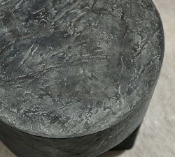 Lagos Round Concrete Outdoor Side Table (14")