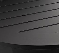 Malibu Metal Round Outdoor Grand Coffee Table (43")