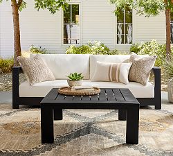 Malibu Metal Square Outdoor Grand Coffee Table (40")
