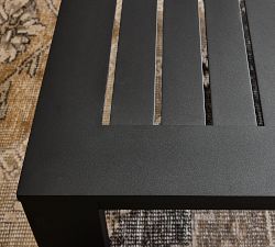 Malibu Metal Square Outdoor Grand Coffee Table (40")