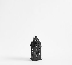 Open Box: Haunted House Lantern Mini, 10.5" - Black