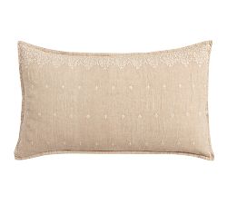 Open Box: Deepika Padukone Embroidered Sham, King - Neutral Multi