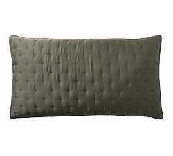 Open Box: TENCEL™ Quilted Sham, King, Set of 3 - Loden