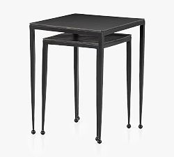 Open Box: Marrow Metal Nesting End Tables - Raw Black