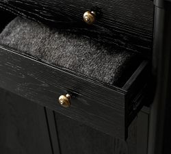 Chris Loves Julia Modern Traditional Tall 2-Drawer Dresser (33")