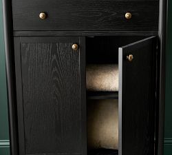 Chris Loves Julia Modern Traditional Tall 2-Drawer Dresser (33")
