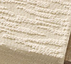 Herringbone Textural Cotton Table Runner
