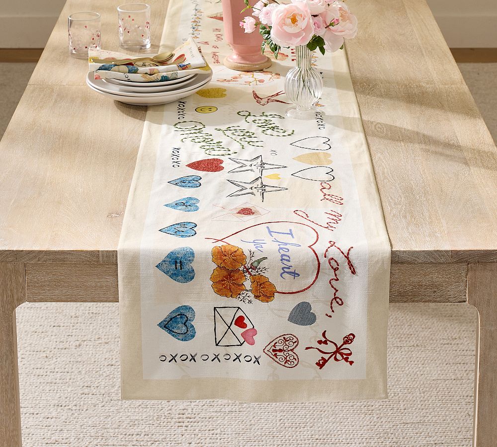Devin Cotton Table Runner - 18" x 108" - Multi