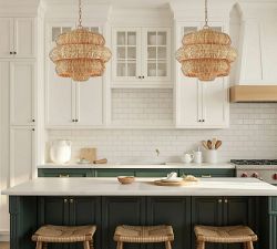 Hollace Rattan Chandelier (23")